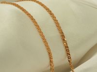 Цепочка на шею женская золотая 585 Двойной ромб-825