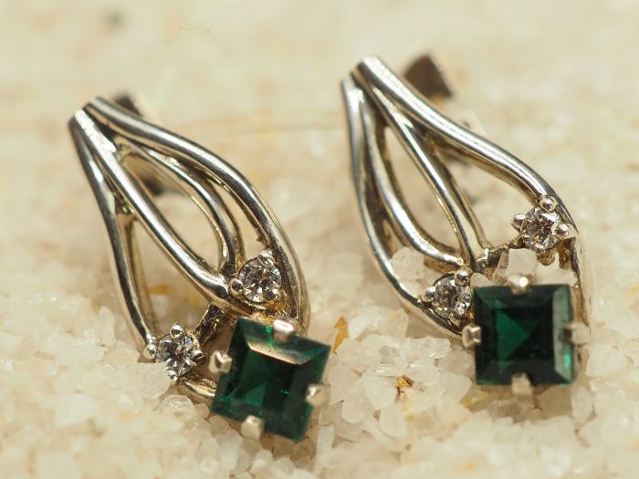 Серебряные серьги 925 пробы-298