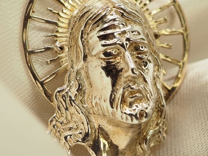 подвеска голова иисуса-556