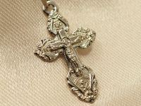 Крест православный серебро 925-592