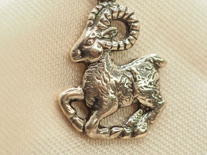Серебряная подвеска Знак Зодиака Овен-607