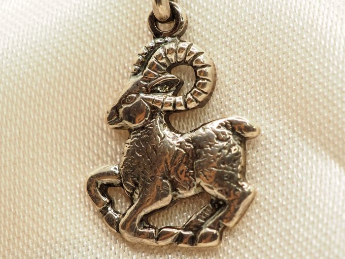 Серебряная подвеска Знак Зодиака Овен-607